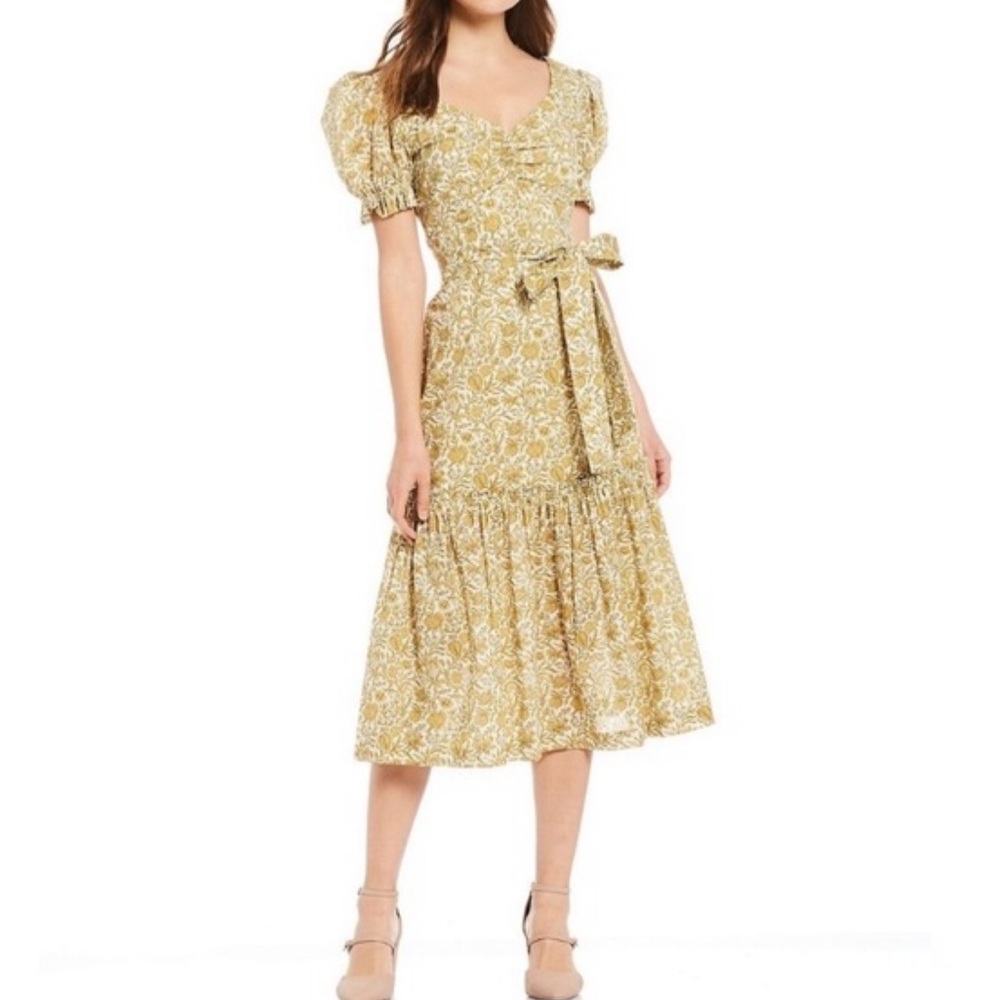 Antonio Melani Boho Floral MIDI Dress